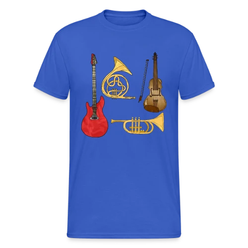 Passion Musique & Instruments - T-shirt Gildan épais homme