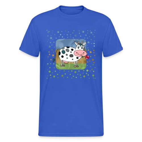 La Vache Joyeuse - T-shirt Gildan épais homme