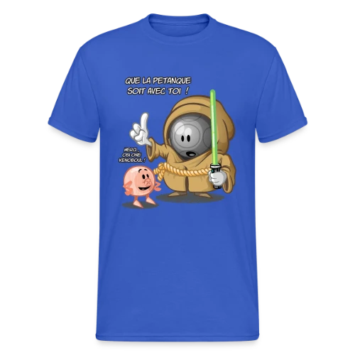 Que la pétanque soit avec toi ! - T-shirt Gildan épais homme