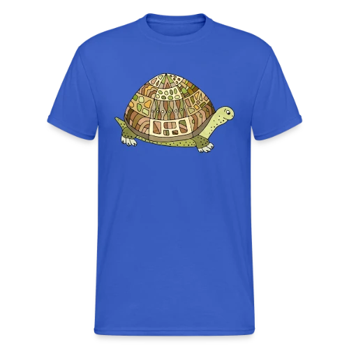 Tortue Mignonne - T-shirt Gildan épais homme