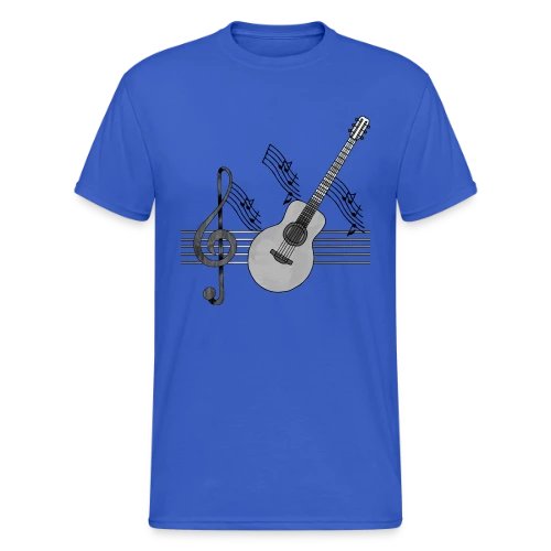 Guitare Passion - T-shirt Gildan épais homme