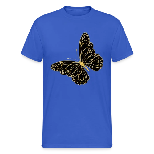 Papillon Élégant - T-shirt Gildan épais homme