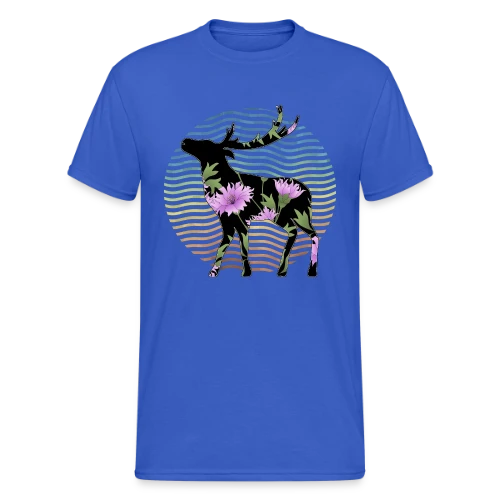 Cerf Majestueux - T-shirt Gildan épais homme