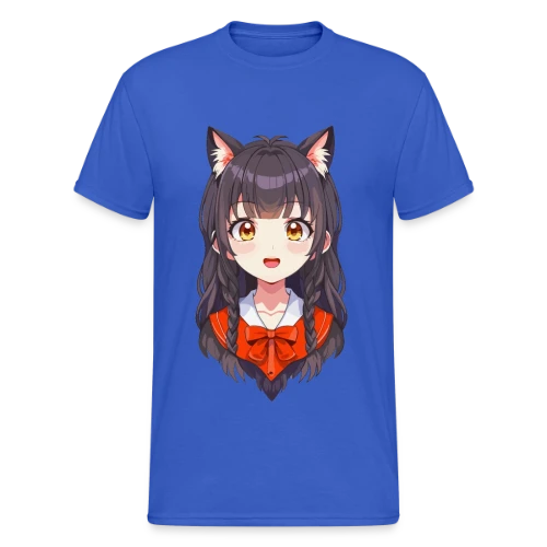 Manga Girl : Pour Fans, Gamers et Cosplayers - T-shirt Gildan épais homme