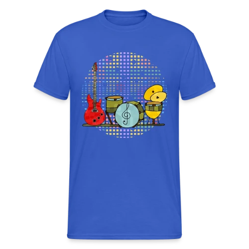 Mélodies d'Instruments - T-shirt Gildan épais homme