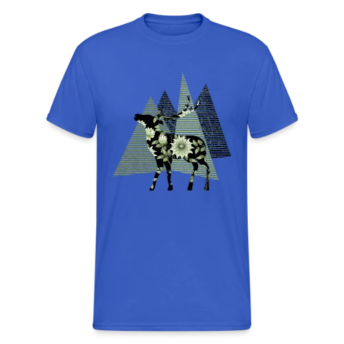 Cerf Majestueux - T-shirt Gildan épais homme