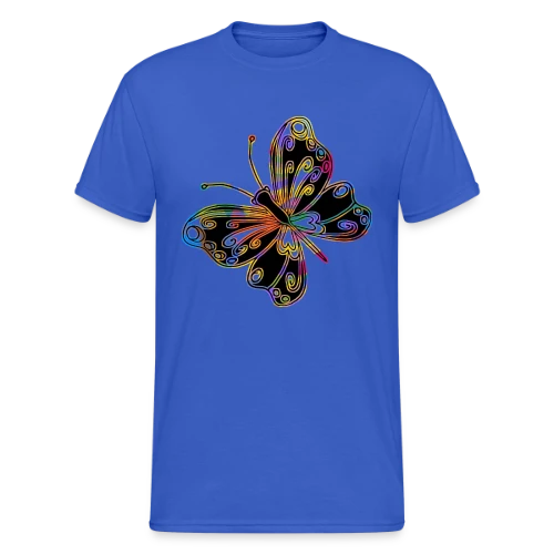 Papillon Élégant - T-shirt Gildan épais homme