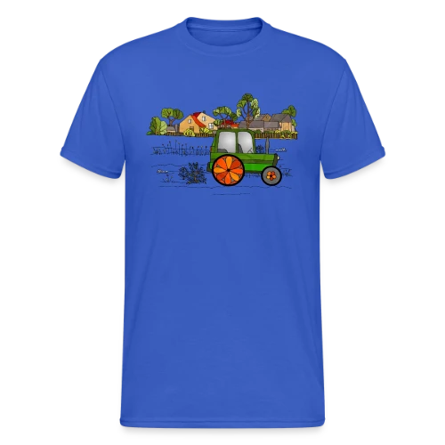 Passion Tracteur - T-shirt Gildan épais homme