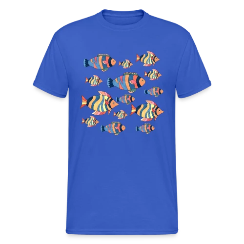 Passion Pêche : L'Esprit du Poisson - T-shirt Gildan épais homme