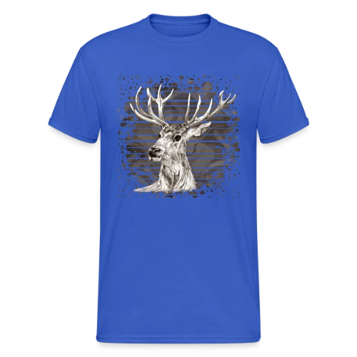 Esprit Cerf Majestueux - T-shirt Gildan épais homme