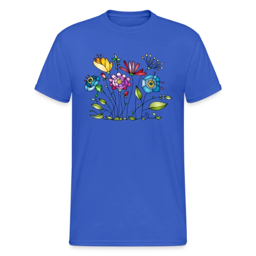 Douceur Florale - T-shirt Gildan épais homme