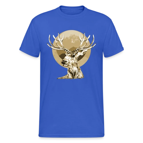 Cerf Majestueux - T-shirt Gildan épais homme