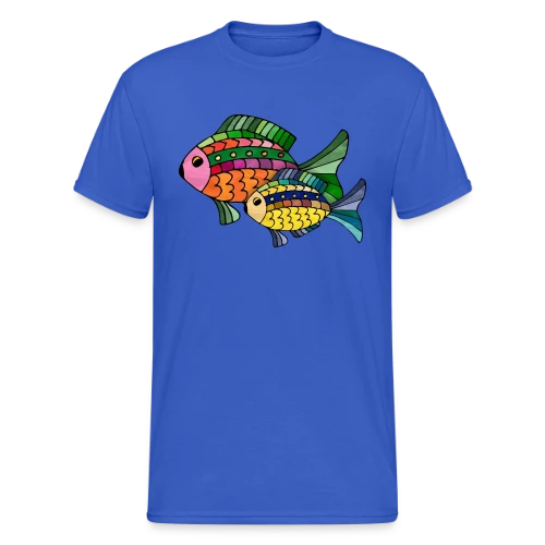 Passion Pêcheur - T-shirt Gildan épais homme
