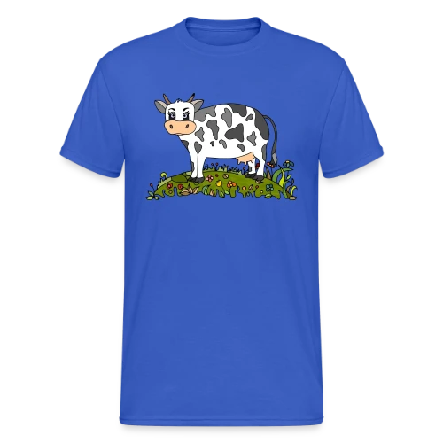 La Vache Stylée - T-shirt Gildan épais homme