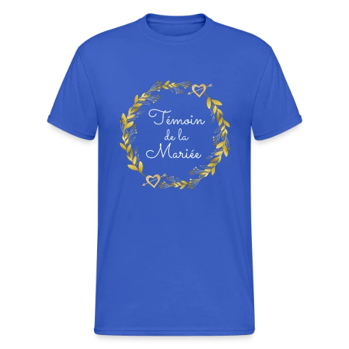 Témoin de la Mariée : T-shirt EVJF pour Demoiselle d'Honneur - T-shirt Gildan épais homme
