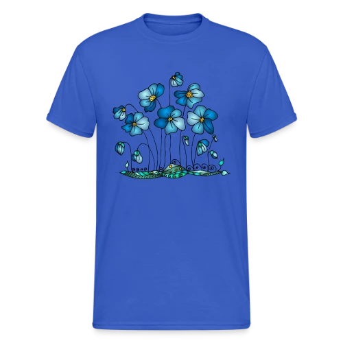 Harmonie Florale - T-shirt Gildan épais homme