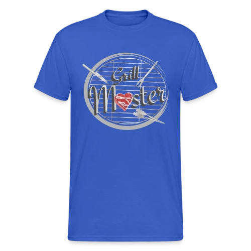 Maître du Grill Cœur - T-shirt Gildan épais homme
