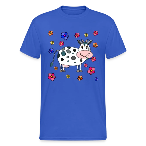 Krowa, la Vache Amusante - T-shirt Gildan épais homme