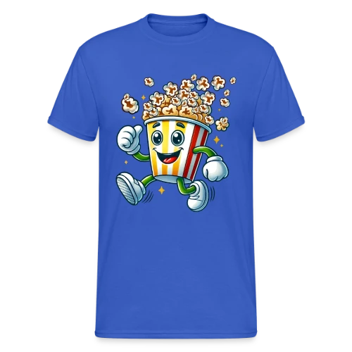 T-shirt Popcorn Comique : La Star de Vos Soirées Ciné - T-shirt Gildan épais homme