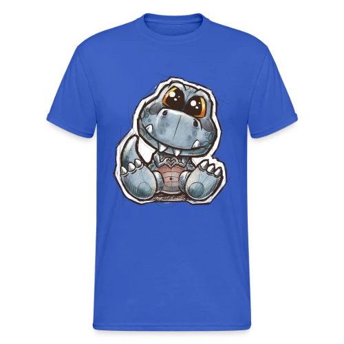 P'tit Dino Mignon - T-shirt Gildan épais homme