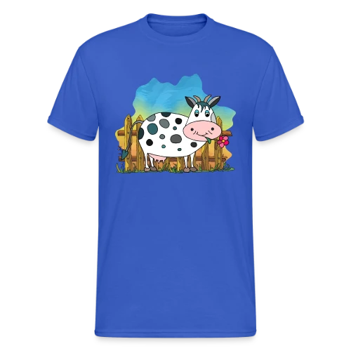 La Vache Rigolote - T-shirt Gildan épais homme