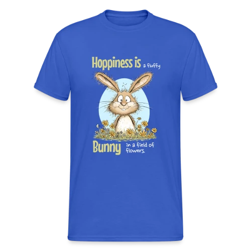 Lapin Printanier et Pâques - T-shirt Gildan épais homme