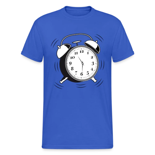 T-shirt Réveil Rétro 6h - L'Heure du Style Vintage - T-shirt Gildan épais homme