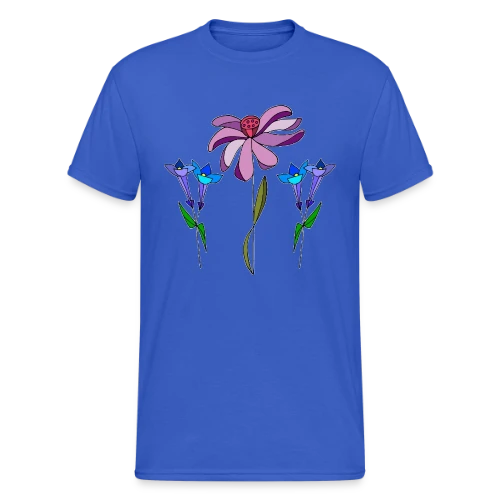 Éclat Floral - T-shirt Gildan épais homme