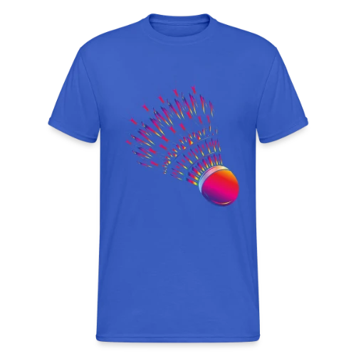 Volant de Badminton Vibrant - T-shirt Gildan épais homme