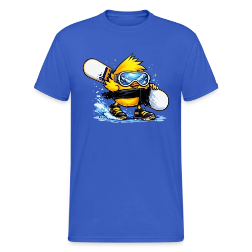 T-shirt Snowboardeur Déglingué - T-shirt Gildan épais homme