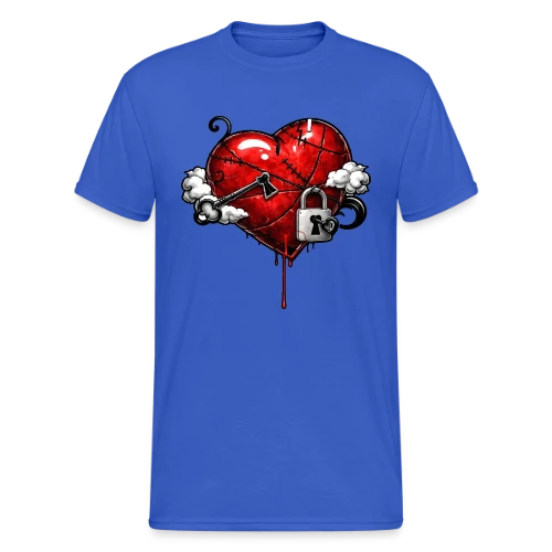 Cœur Résilient - T-shirt Gildan épais homme