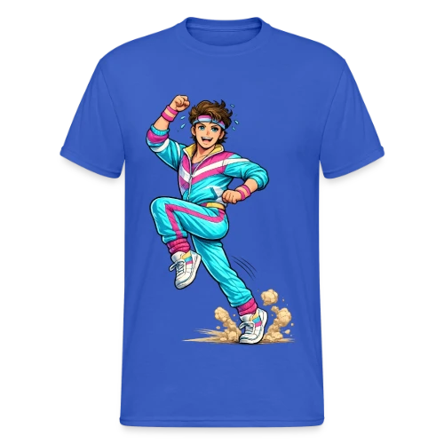 L'Homme Aérobic Déchaîné - T-shirt Gildan épais homme