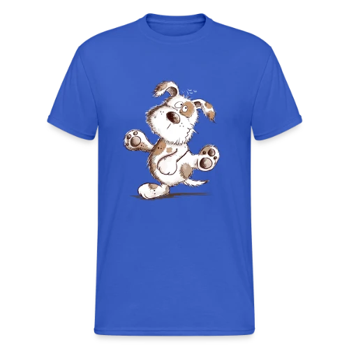 Chien Danseur Joyeux - T-shirt Gildan épais homme
