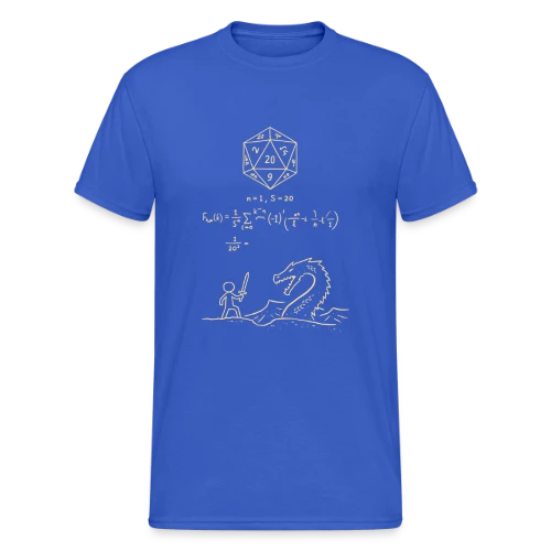 S-20_2 - Design Minimaliste Geek - T-shirt Gildan épais homme