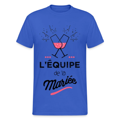 T-shirt "Équipe de la Mariée" | EVJF - T-shirt Gildan épais homme