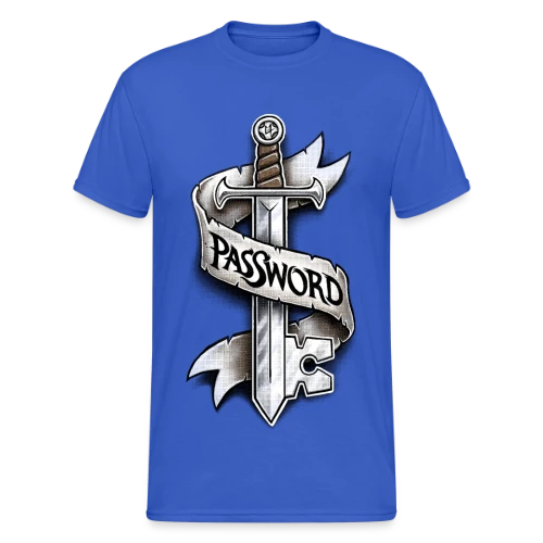 Cyber-Épée Secrète - T-shirt Gildan épais homme