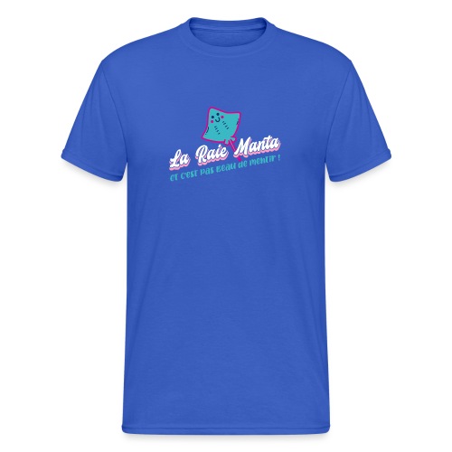LA RAIE MANTA (ET C'EST PAS BEAU DE MENTIR) - Herre Gildan Heavy T-Shirt