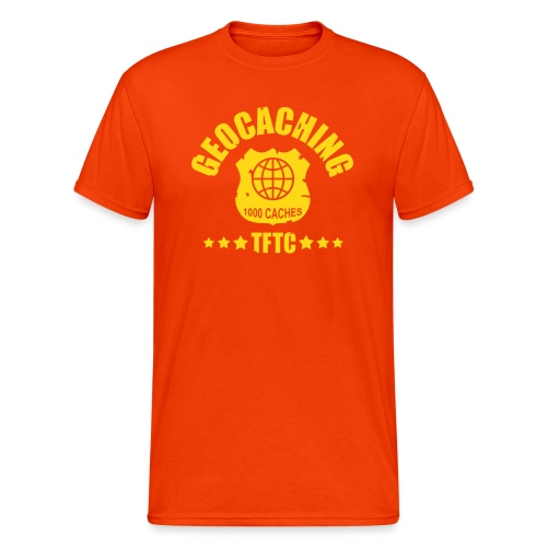 geocaching - 1000 caches - TFTC / 1 color - Männer Gildan Heavy T-Shirt