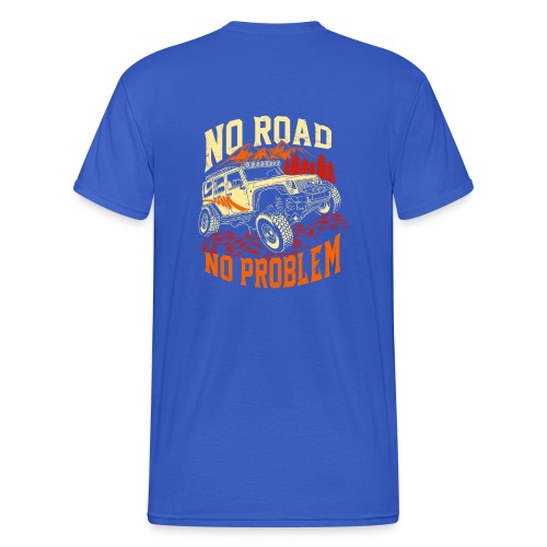 No Road - No Problem - All Wheels Drive - Männer Gildan Heavy T-Shirt