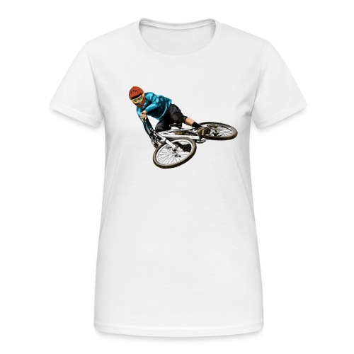 Mountainbiker - Frauen Gildan Heavy T-Shirt