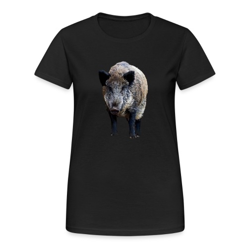 Wildschwein - Frauen Gildan Heavy T-Shirt