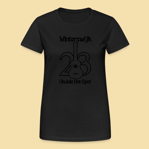 Ukulele Hotspot WInterswijk 2023 - Frauen Gildan Heavy T-Shirt