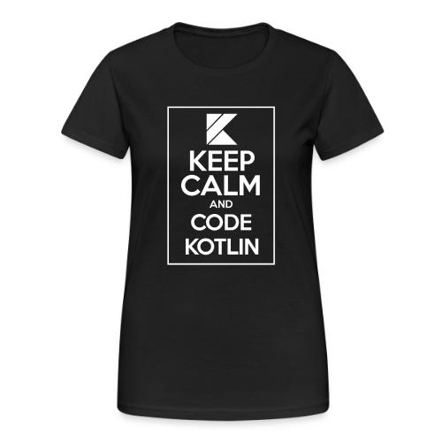Keep Calm And Code Kotlin - Women's Gildan Heavy T-Shirt