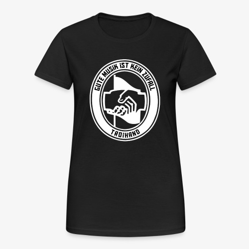 Logo Troihand invertiert - Frauen Gildan Heavy T-Shirt