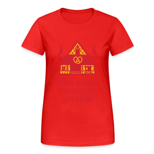 Ici On Parle Alsacien - T-shirt Gildan épais femme