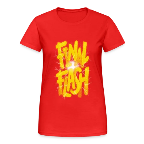 Final Flash : L'Éclat Ultime du Prince Saiyan - T-shirt Gildan épais femme