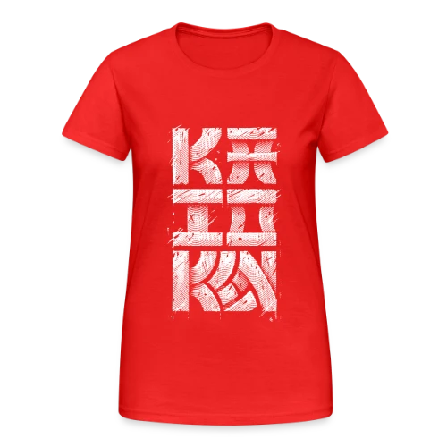 Kaioken : Explosion de Puissance Saiyan - T-shirt Gildan épais femme