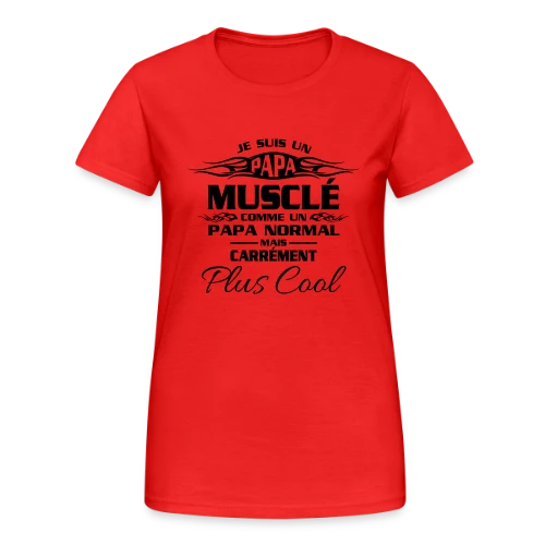 Esprit Musclé & Fitness - T-shirt Gildan épais femme