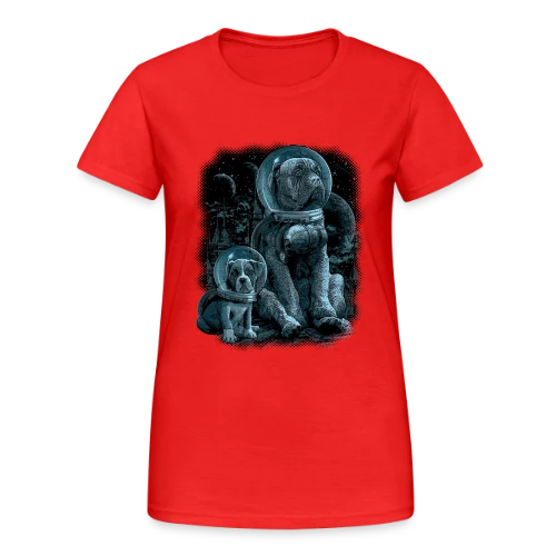 Nostalgie Cosmique : Explorateur des Étoiles - T-shirt Gildan épais femme