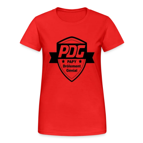 Papy PDG : Le Boss de la Famille - T-shirt Gildan épais femme